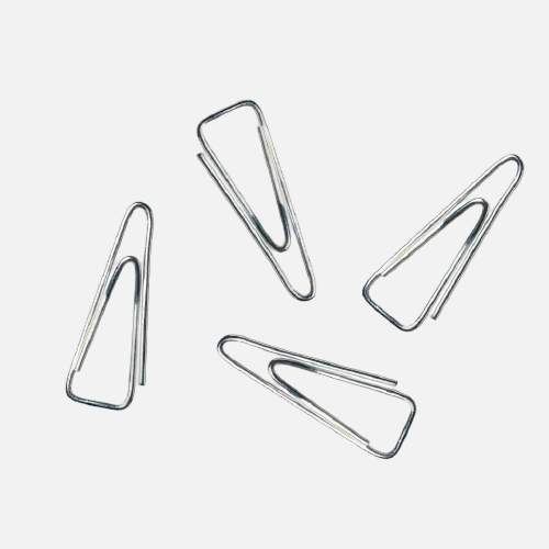 Clips triangular 32 mm.caja x100 uds.