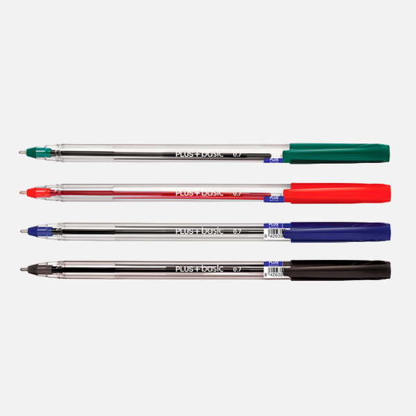 Bolígrafo Plus Office Basic Rojo 0.7mm