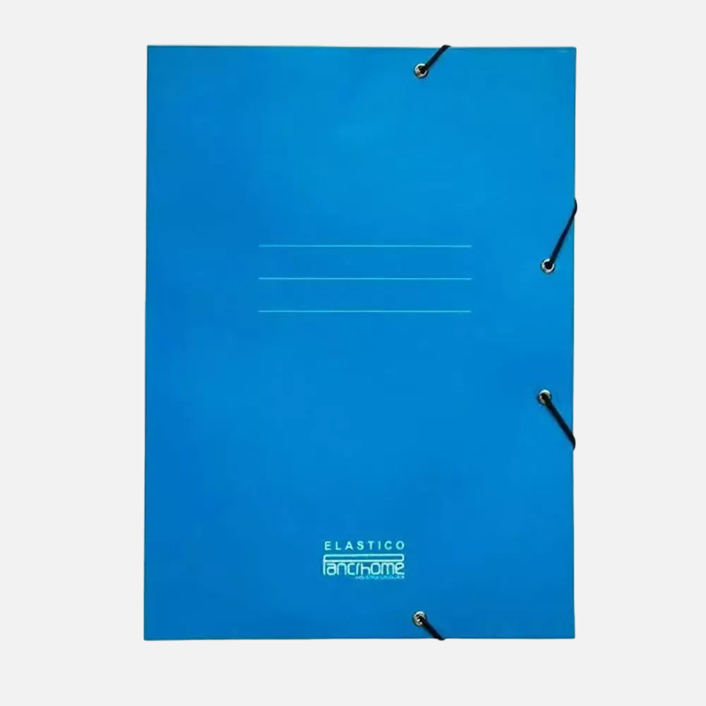 Carpeta c/elastico oficio lam. 307 Azul