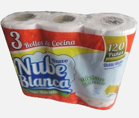 Papel cocina NB funda x30rollos 120paños